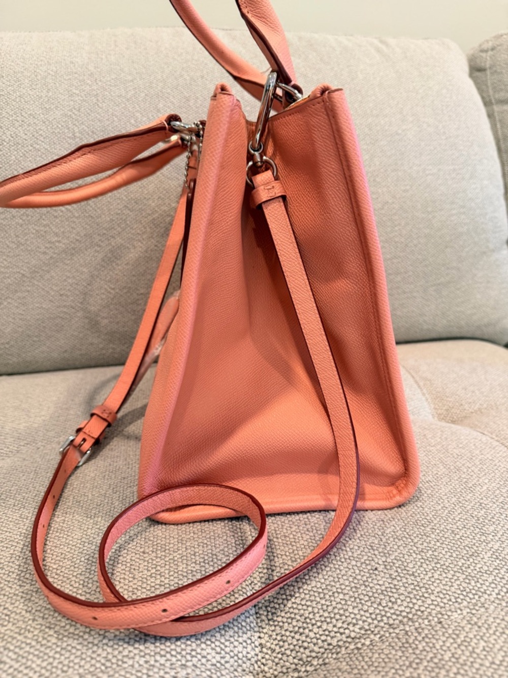 Coach Crosby Carryall In Crossgrain Leather NWOT - Picture 2 of 6